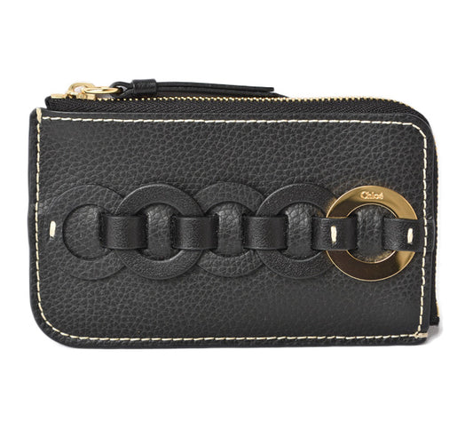 Chloe Darryl Leather Mini Wallet Coin Card Case