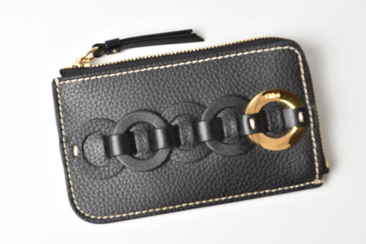 Chloe Darryl Leather Mini Wallet Coin Card Case