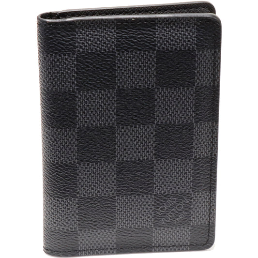 Louis Vuitton Card Case Damier Graphite N63143