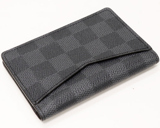 Louis Vuitton Card Case Damier Graphite N63143