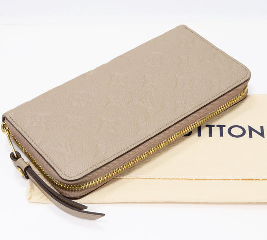 Louis Vuitton Monogram Empreinte Zippy Wallet