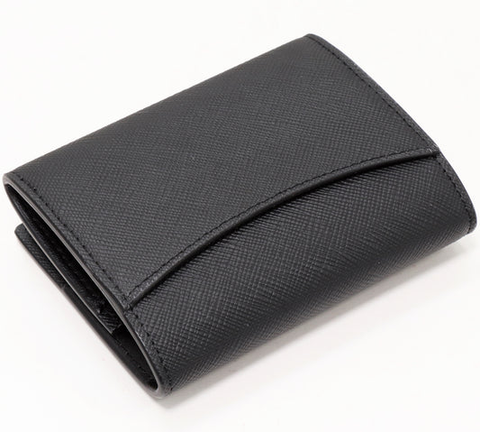 Dunhill Coin Case Black Leather