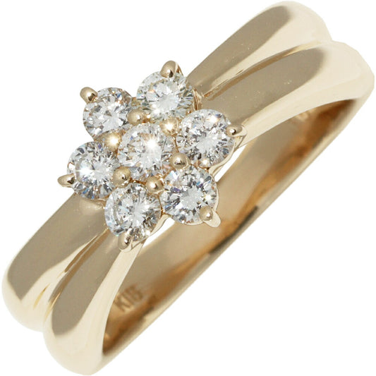 K18YG Yellow Gold Diamond Ring