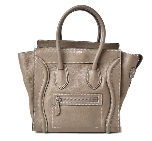 Celine Micro Shopper Luggage Handbag