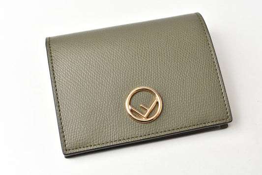 Fendi Leather Bifold Wallet F IS FENDI 8M0387