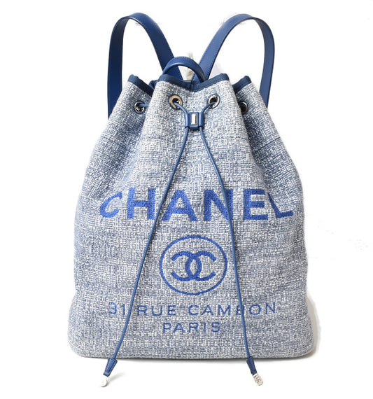 Chanel Backpack Chain Bag Deauville 2018 Cruise