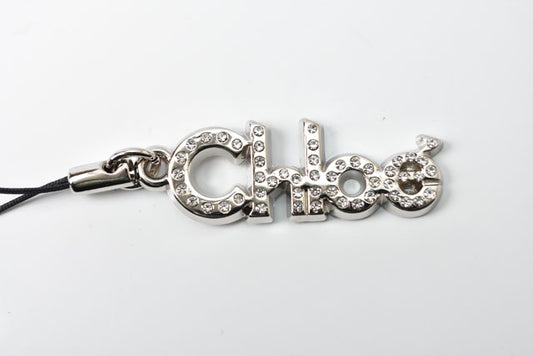 Chloe Rhinestone Strap/Charm Keychain