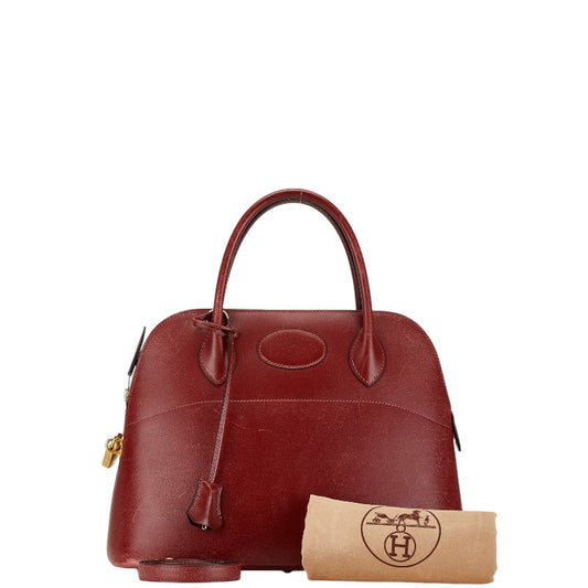 Hermes Bolide 31 Handbag Bordeaux Calf