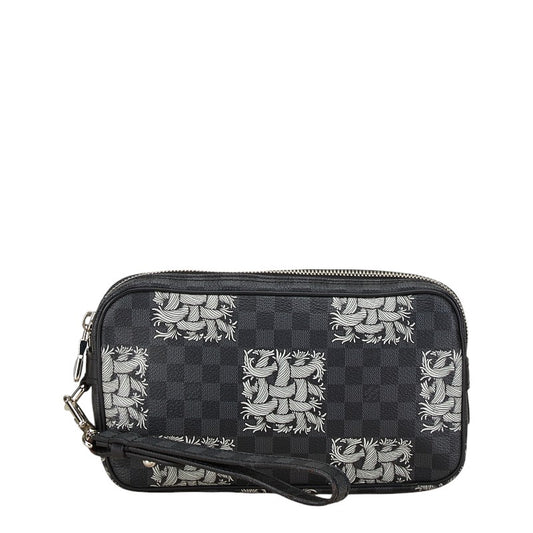 Louis Vuitton Damier Graphite Pochette Volga Clutch