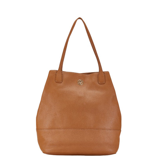 Tory Burch Leather Tote Bag Brown