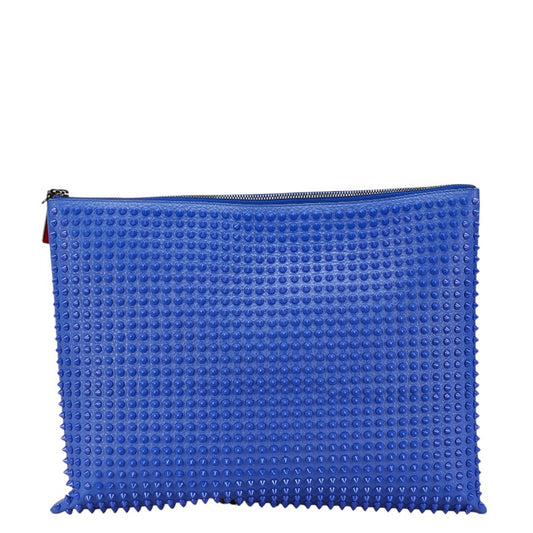 Christian Louboutin Studded Leather Clutch Bag