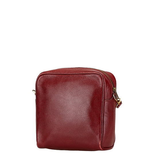 Hermes Chevre Jockey Shoulder Bag Red