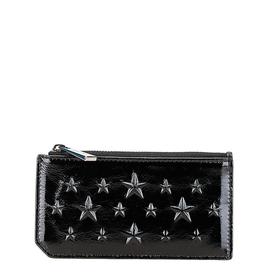 Jimmy Choo Star Leather Card Coin Case