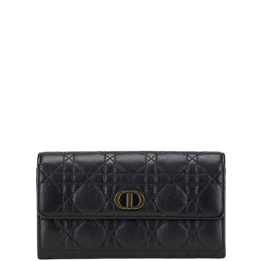 Dior Leather CD Logo Long Wallet