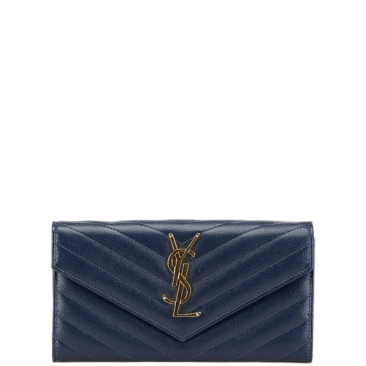 Yves Saint Laurent Quilted Leather Wallet