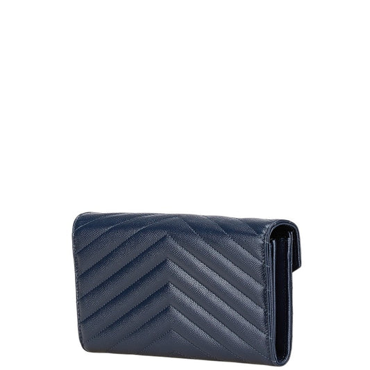 Yves Saint Laurent Quilted Leather Wallet