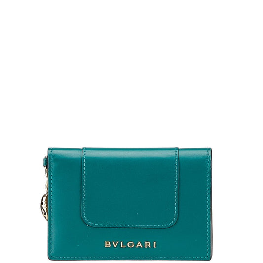 Bvlgari Serpenti Forever Card Case Green