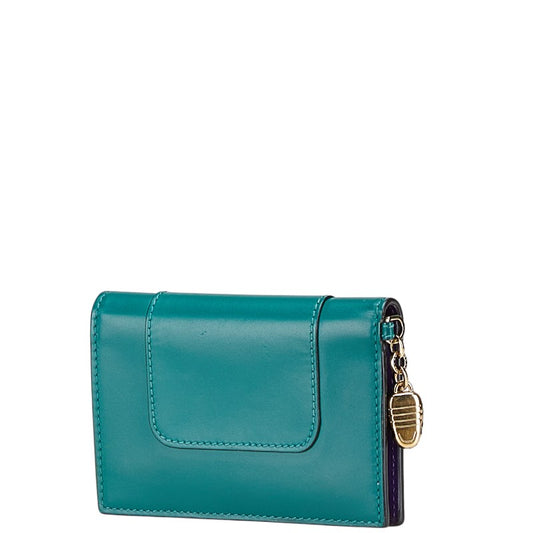 Bvlgari Serpenti Forever Card Case Green