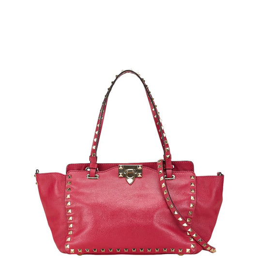 Valentino Rockstuds Leather 2WAY Tote Bag