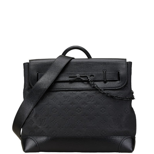 Louis Vuitton Steamer PM Handbag Black