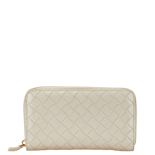 Bottega Veneta Intrecciato Leather Zip Wallet