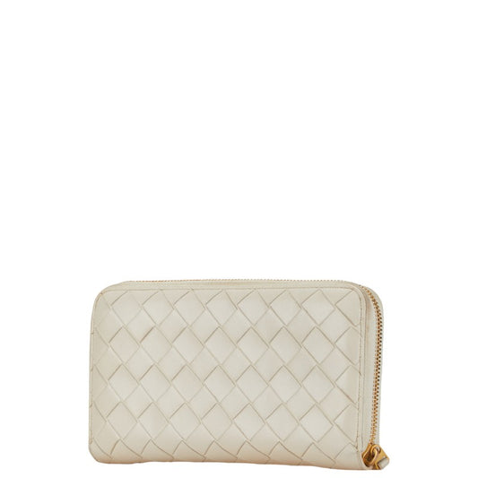 Bottega Veneta Intrecciato Leather Zip Wallet