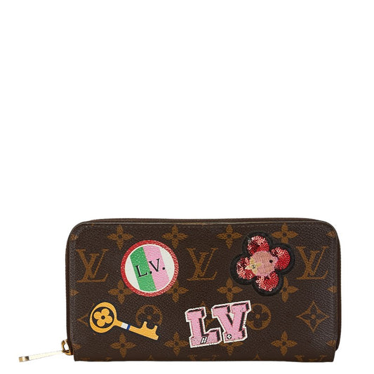 Louis Vuitton Monogram Zippy Wallet Brown