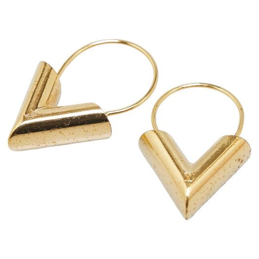 Louis Vuitton Essential V Earrings Gold M61088