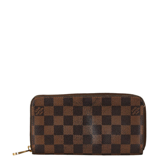 Louis Vuitton Damier Zippy Wallet Brown N41661