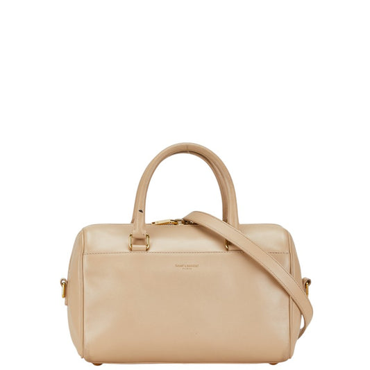 Yves Saint Laurent Leather Baby Duffle Handbag