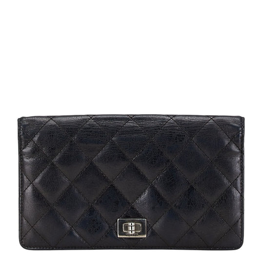 Chanel Matelasse Long Wallet A35304 Black