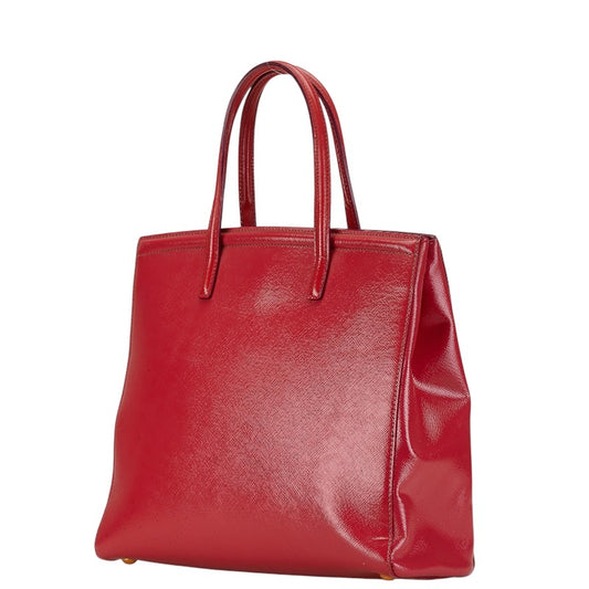 Prada Saffiano Leather 2WAY Handbag Red