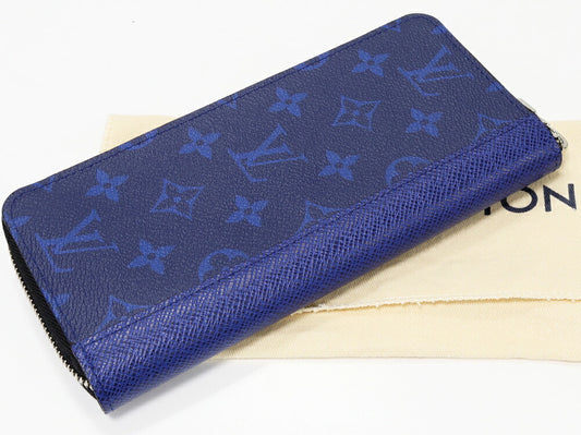 Louis Vuitton Blue Zippy Wallet M30447