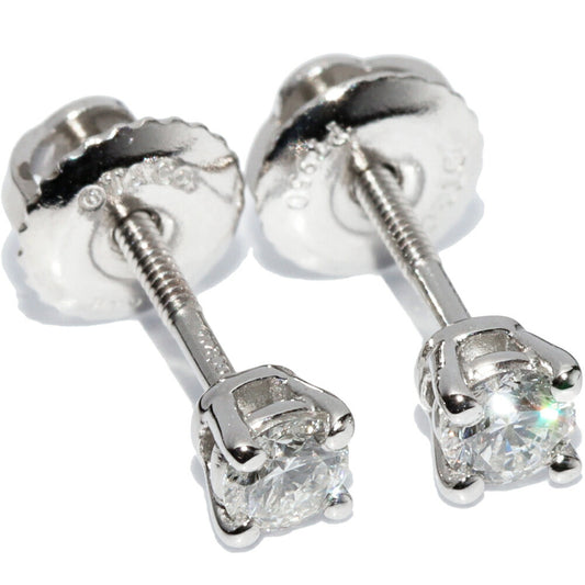 Tiffany & Co Pt950 Diamond Earrings