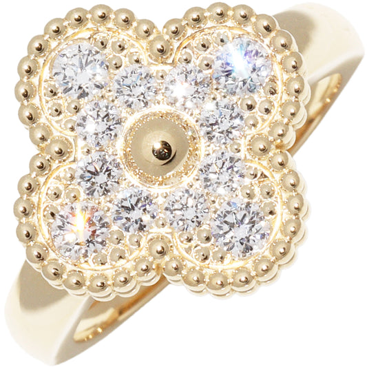 Van Cleef & Arpels Diamond Vintage Alhambra Ring