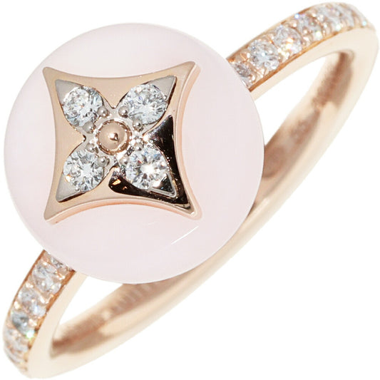 Louis Vuitton Pink Opal Diamond Ring