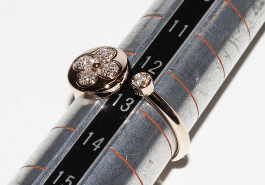 Louis Vuitton K18PG Diamond Ring Q9O85G