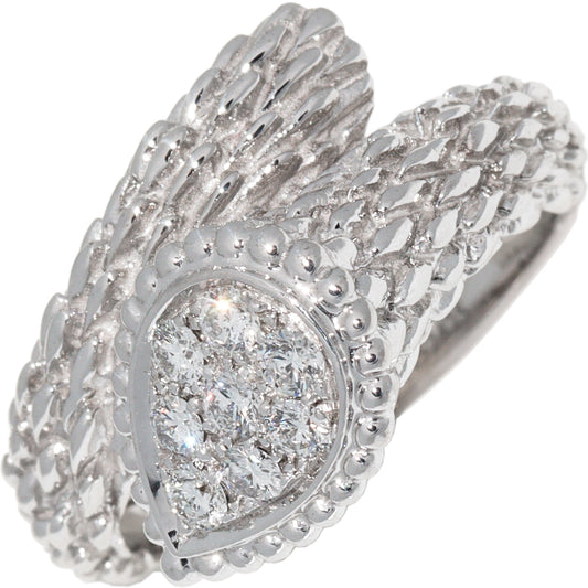 Boucheron K18WG Diamond Serpent Bohème Ring