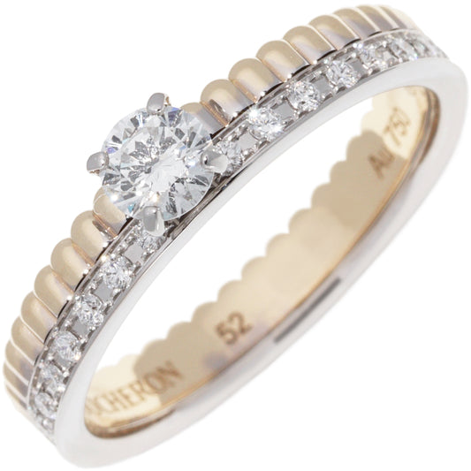 Boucheron Diamond Solitaire Ring K18YG K18WG