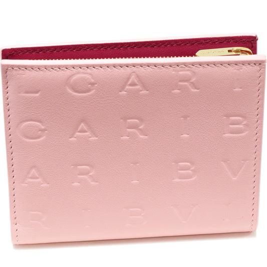 Bvlgari Compact Wallet Pink Magenta