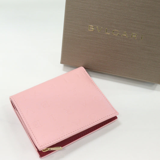 Bvlgari Compact Wallet Pink Magenta