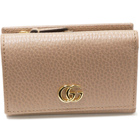 Gucci GG Marmont Compact Trifold Wallet Pink