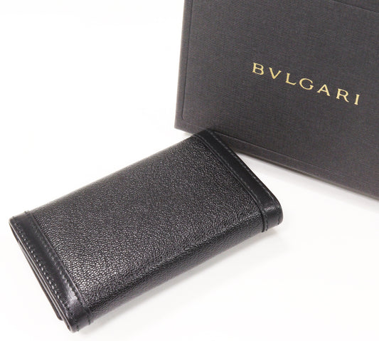 Bvlgari Doppio Tondo Key Case Black