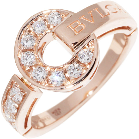 Bvlgari K18PG Diamond Ring AN855854