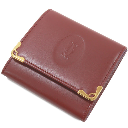 Cartier Coin Case Must Line Bordeaux