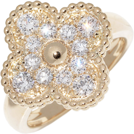 Van Cleef & Arpels Diamond Vintage Alhambra Ring