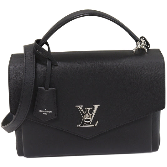 Louis Vuitton Mylockme Noir Leather Bag M54849