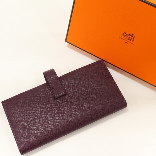 Hermes Epsom Zipper Long Wallet Bearn Classic