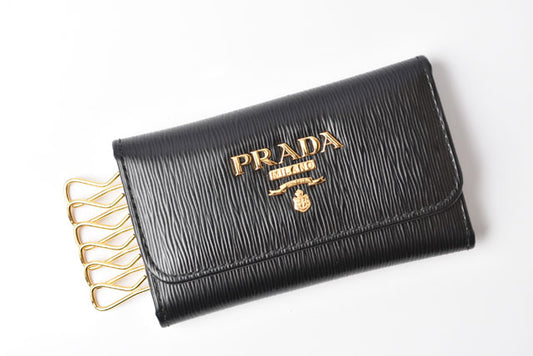 Prada Leather Key Case Holder 1PG222