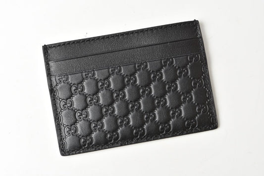 Gucci Leather Card Case Black